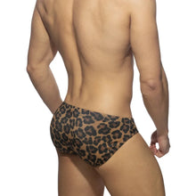 Load image into Gallery viewer, Lagos Leopard Print Swim Trunks Speedos Animal Print