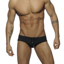 Load image into Gallery viewer, Zipp It! Men's speedo briefs with zipper on side swim trunks multicolor