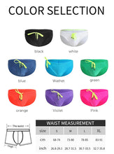 Load image into Gallery viewer, The "Cocktail" Neon Camp Brief Speedos with special drawstring deep navy - MaverickSwim