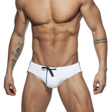 Load image into Gallery viewer, Zipp It! Men's speedo briefs with zipper on side swim trunks multicolor