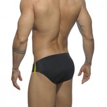 Load image into Gallery viewer, Zipp It! Men's speedo briefs with zipper on side swim trunks multicolor