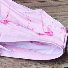 Load image into Gallery viewer, Miami Swim Trunks Briefs with Flamingo pink