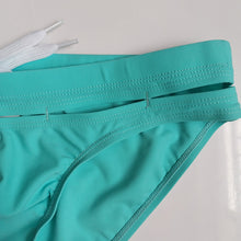 Load image into Gallery viewer, Bali Cut-Out Swim Briefs Turquoise