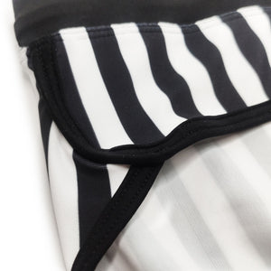 Mykonos Swim Briefs Black and White Striped w
