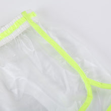 Load image into Gallery viewer, Berlin Transparent Waterproof Beach Shorts lime