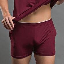Load image into Gallery viewer, Barcelona Boxers sexy Loungewear wine
